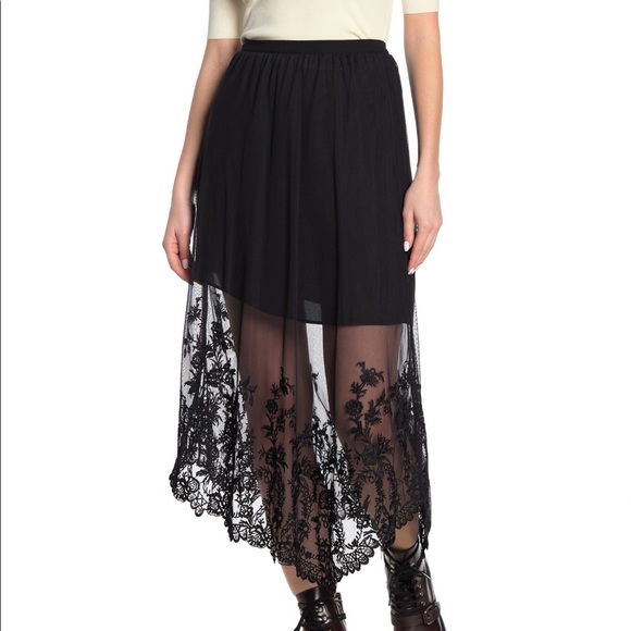 All Saints Dresses & Skirts - AllSaints Black Lali Ebony Long Skirt | 0
